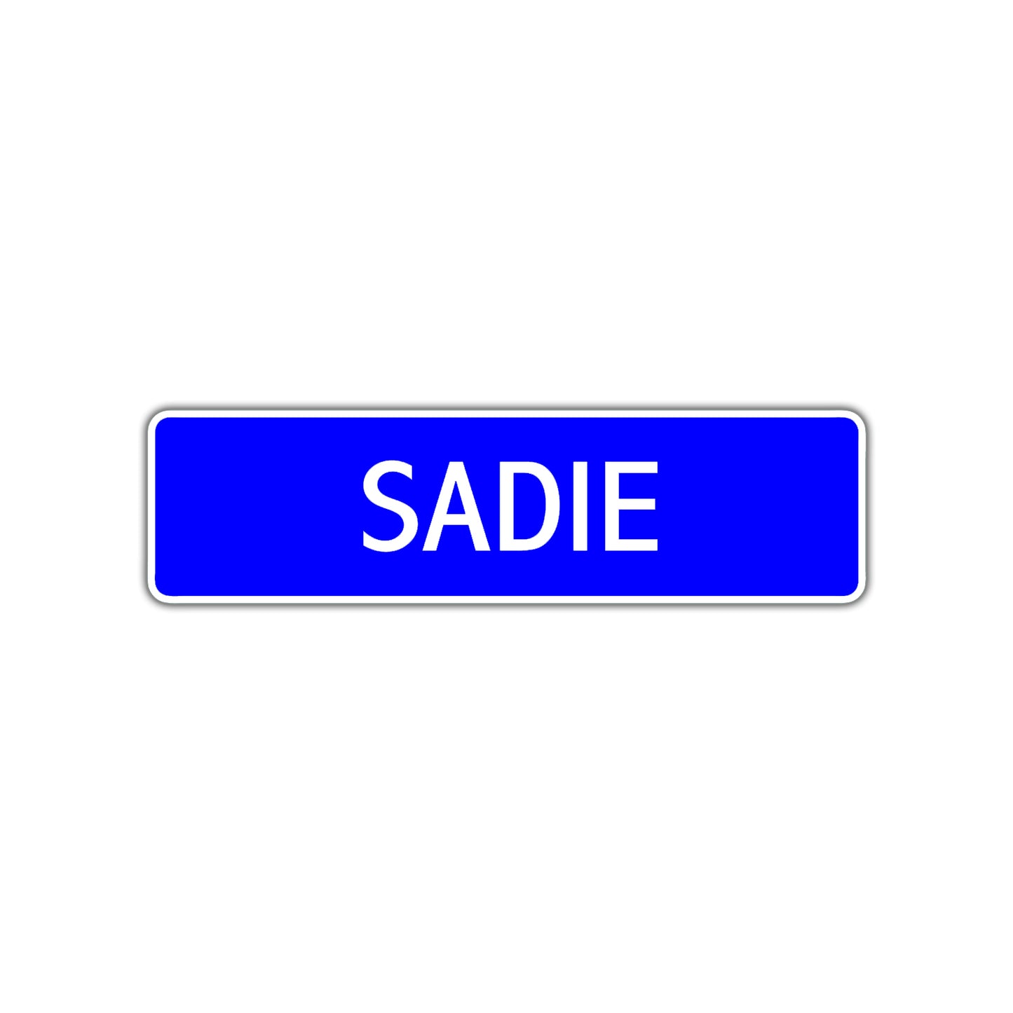 Sadie Street Sign Children Name Room Plate
