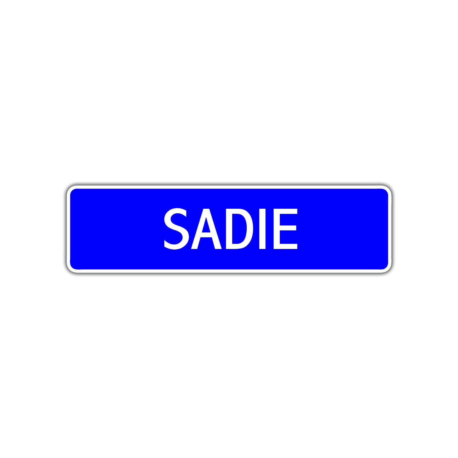 Sadie Street Sign Children Name Room Plate