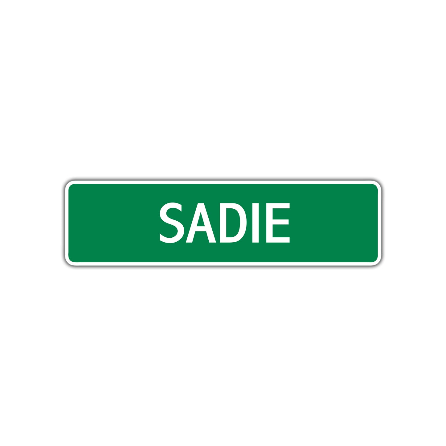 Sadie Street Sign Children Name Room Plate