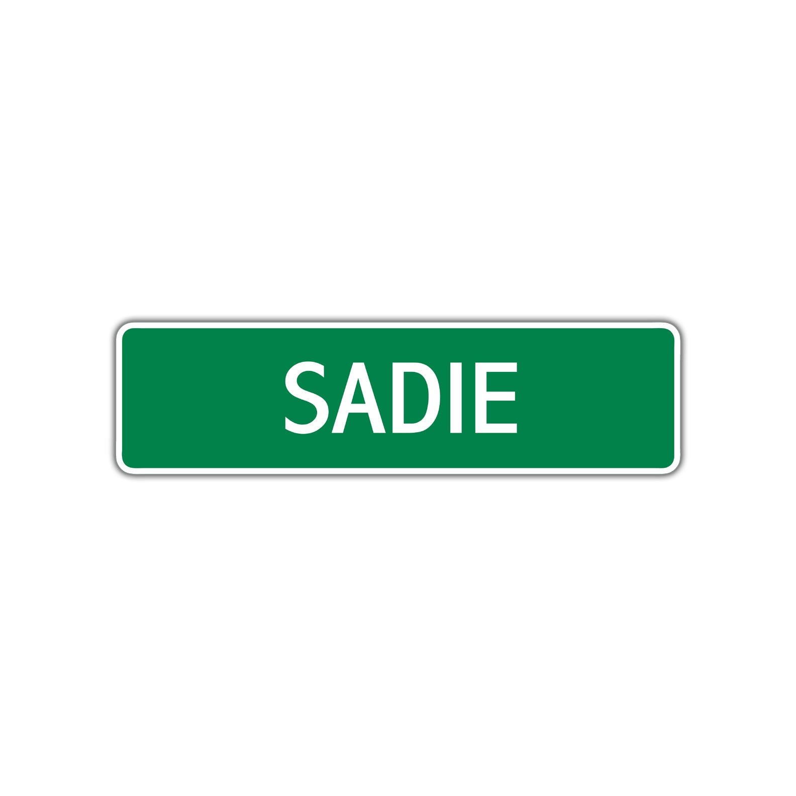 Sadie Street Sign Children Name Room Plate