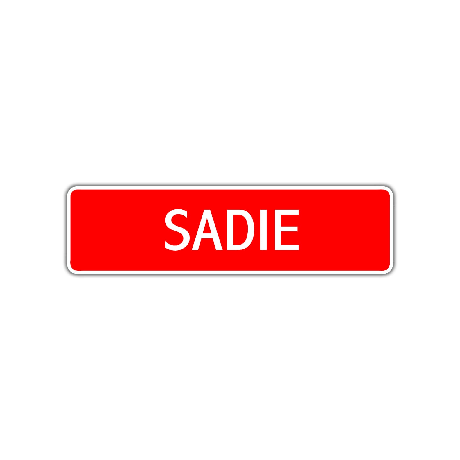 Sadie Street Sign Children Name Room Plate - Sign Fever