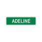 Adeline Street Sign Children Name Room Plate