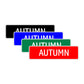 Autumn Street Sign Children Name Room Plate