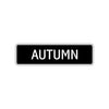 Autumn Street Sign Children Name Room Plate
