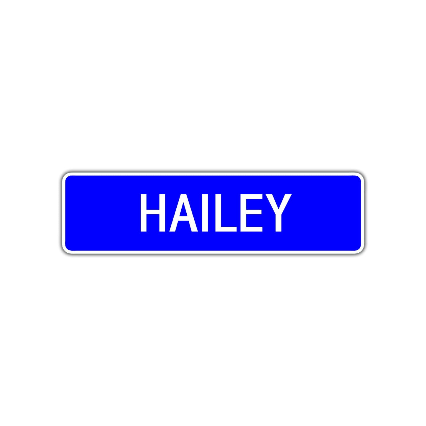 Hailey Street Sign Children Name Room Plate