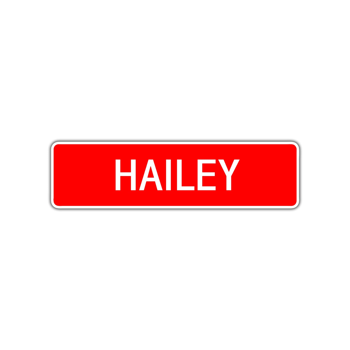 Hailey Street Sign Children Name Room Plate