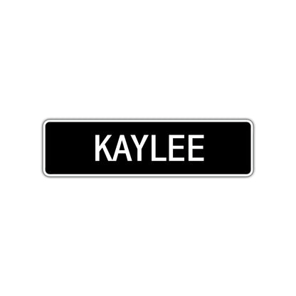 Kaylee Street Sign Children Name Room Plate
