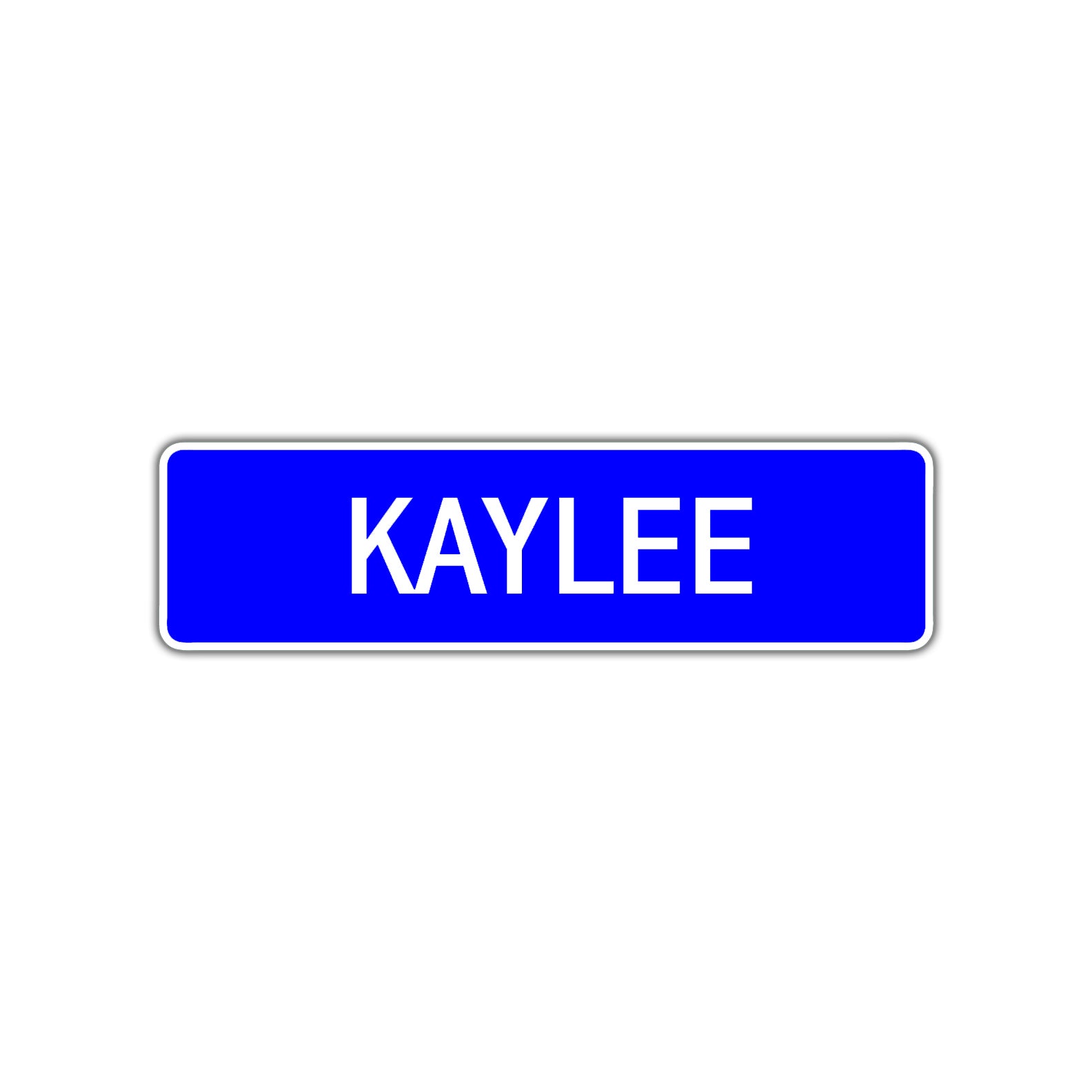 Kaylee Street Sign Children Name Room Plate