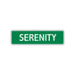 Serenity Street Sign Children Name Room Plate