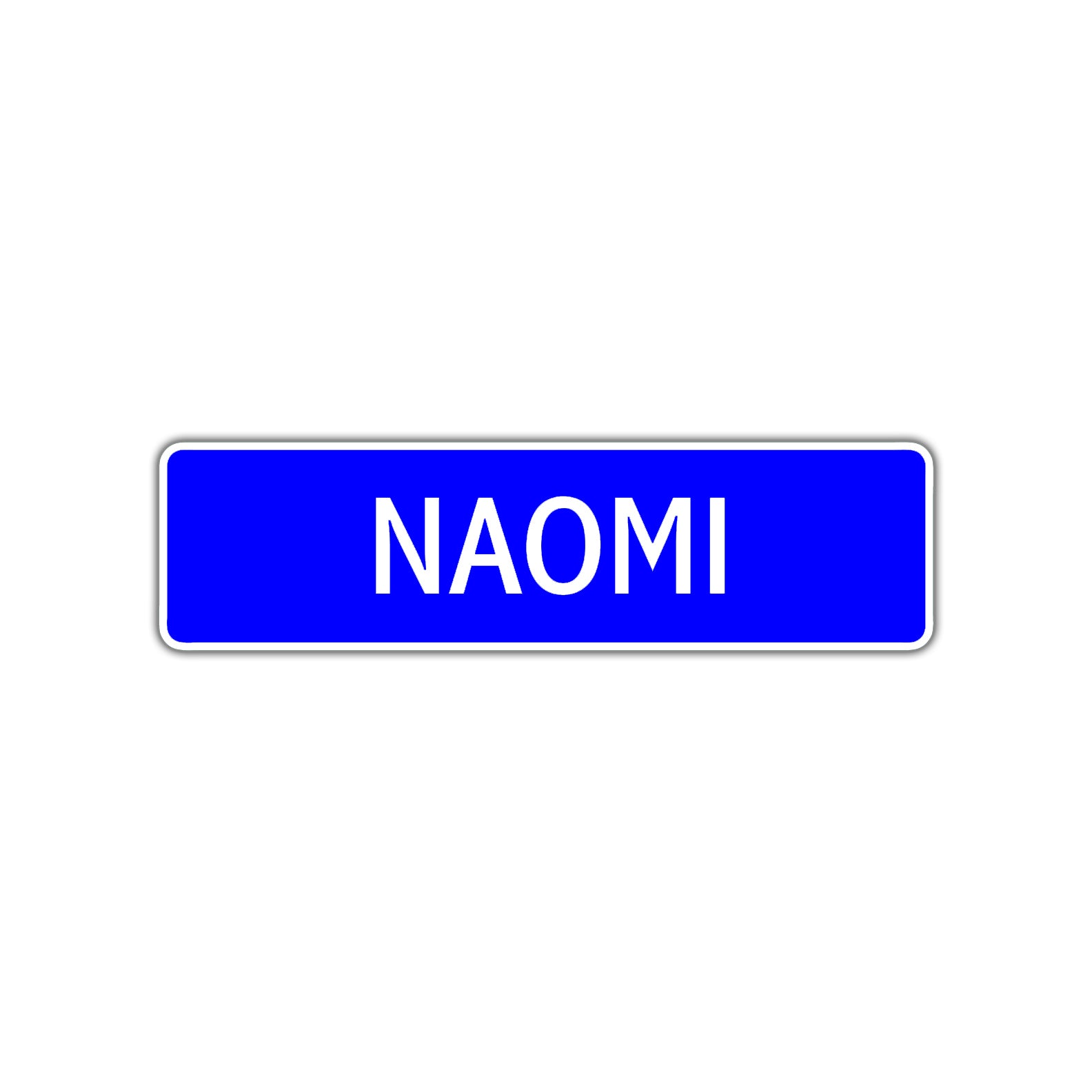 Naomi Street Sign Children Name Room Plate