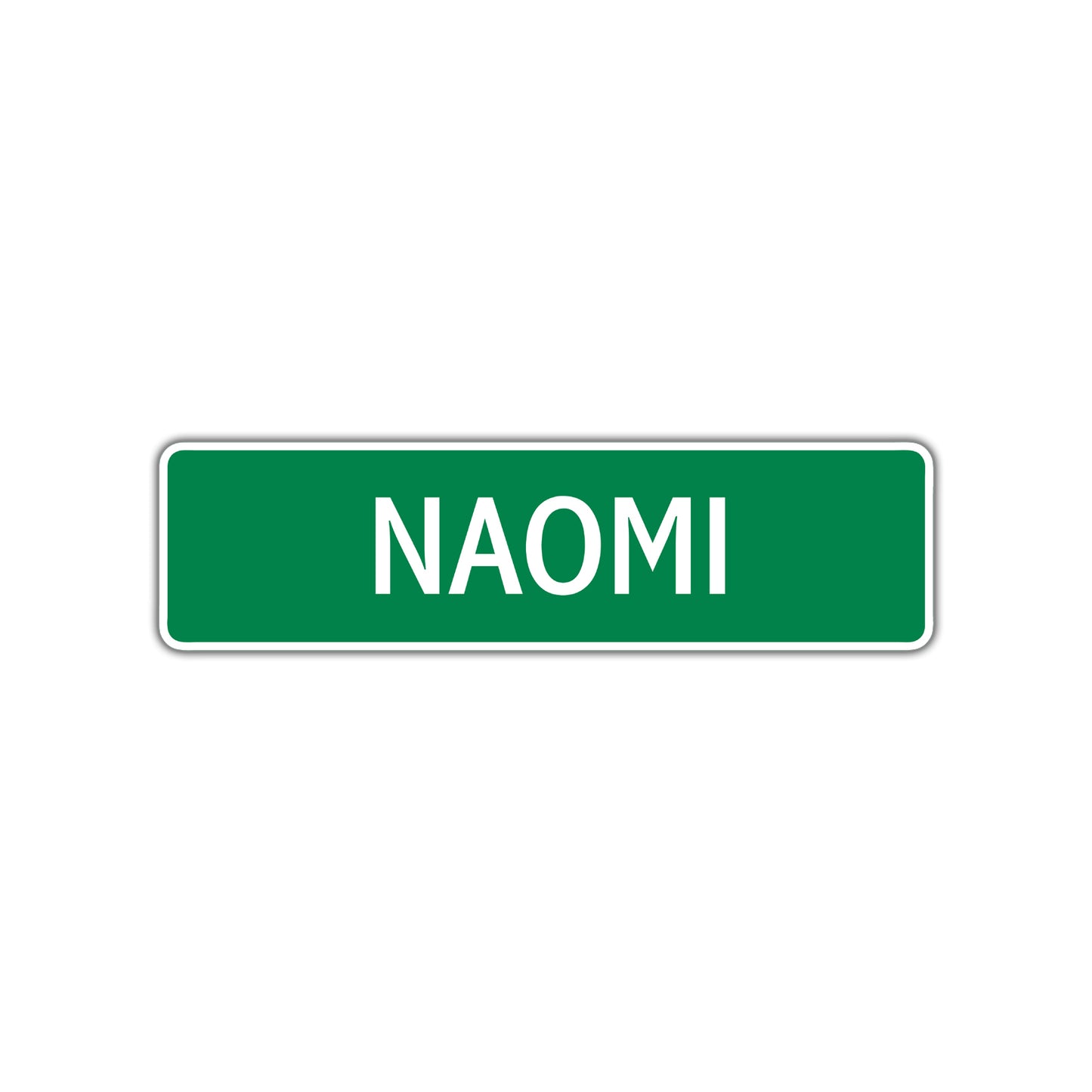 Naomi Street Sign Children Name Room Plate