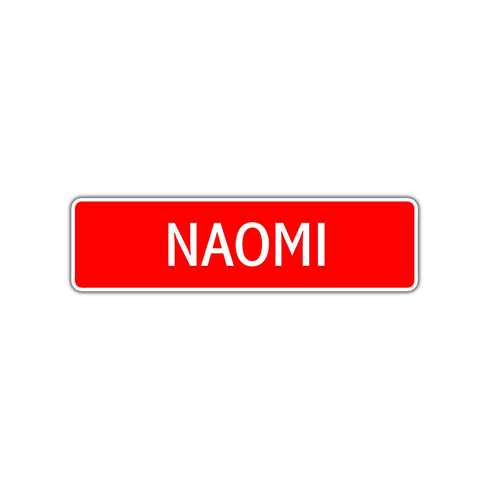 Naomi Street Sign Children Name Room Plate