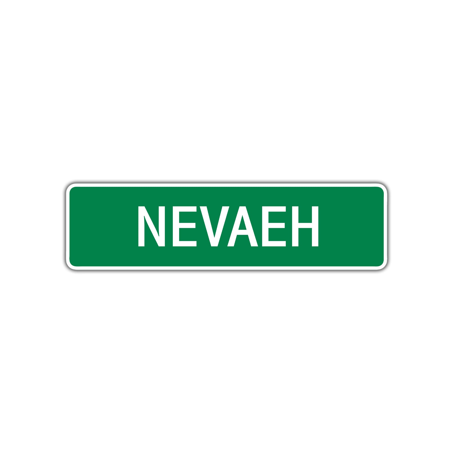 Nevaeh Street Sign Children Name Room Plate