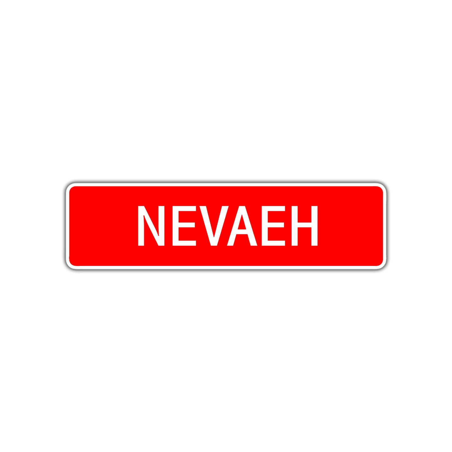 Nevaeh Street Sign Children Name Room Plate