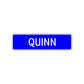 Quinn Street Sign Children Name Room Plate
