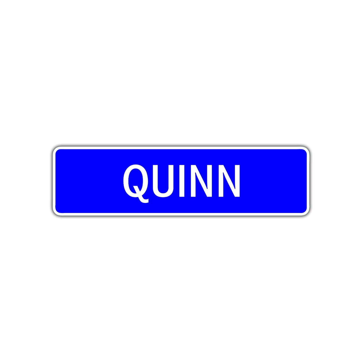 Quinn Street Sign Children Name Room Plate