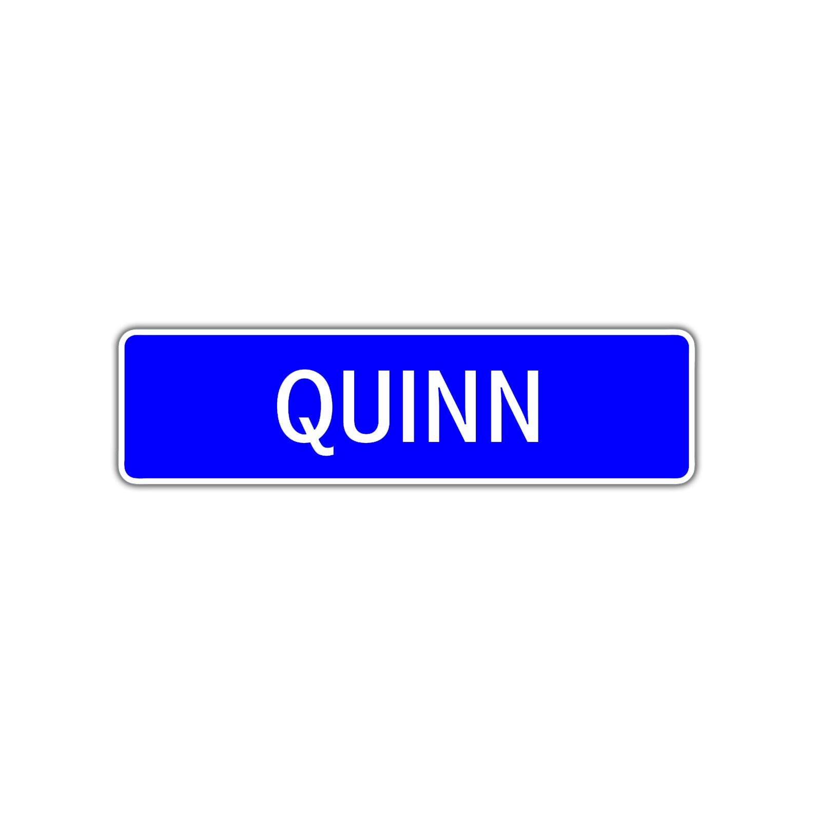 Quinn Street Sign Children Name Room Plate