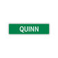 Quinn Street Sign Children Name Room Plate
