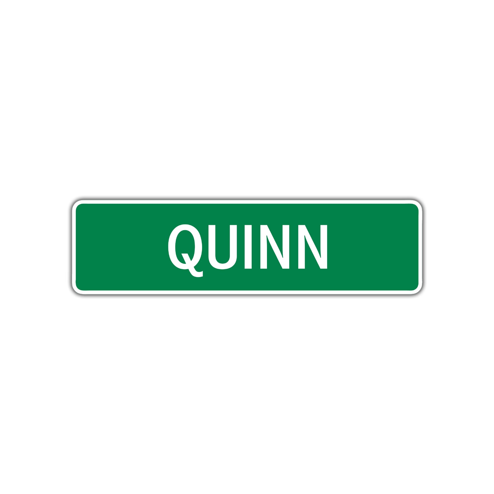 Quinn Street Sign Children Name Room Plate
