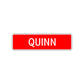 Quinn Street Sign Children Name Room Plate