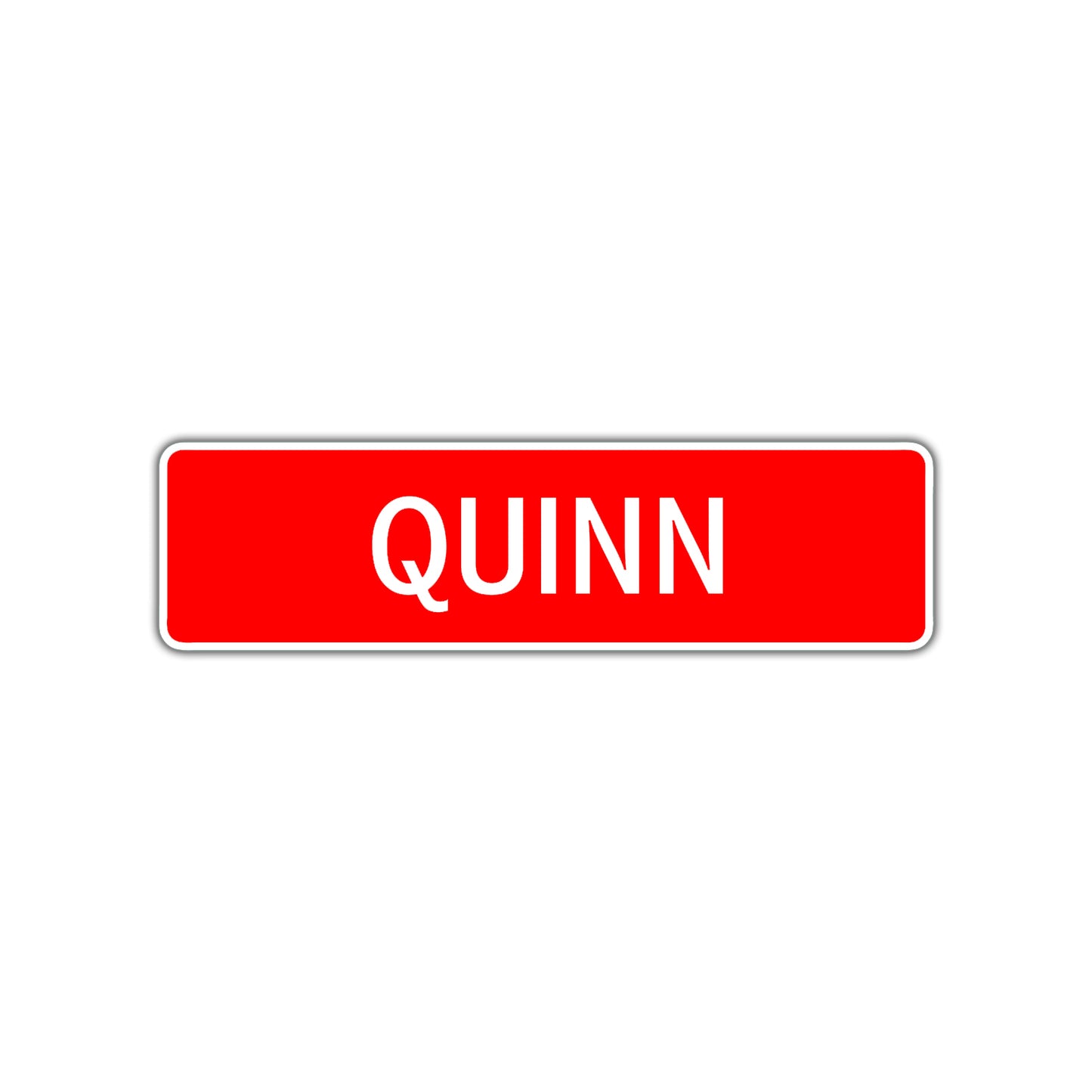 Quinn Street Sign Children Name Room Plate
