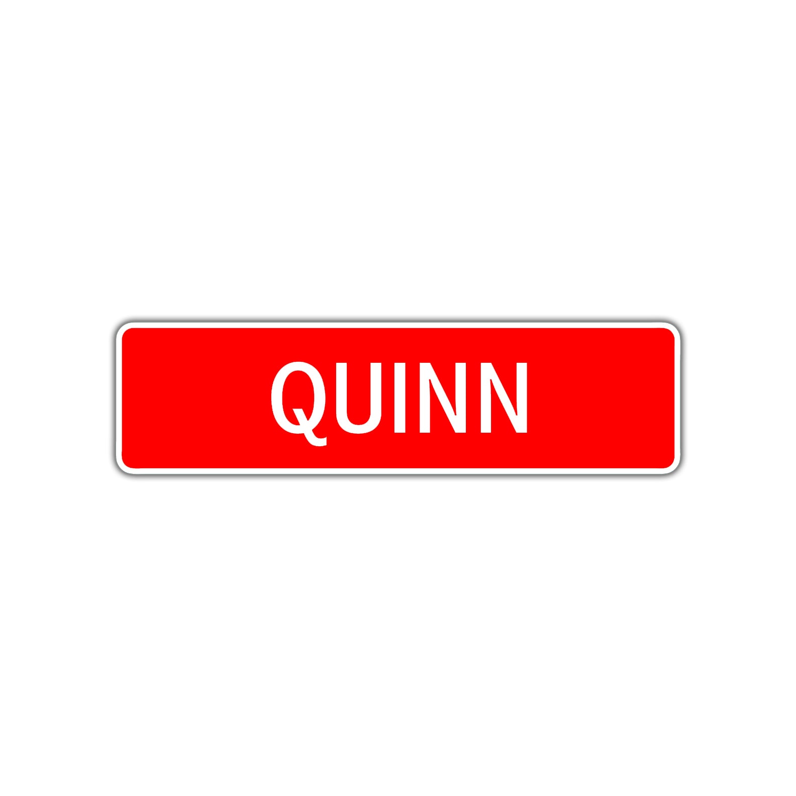 Quinn Street Sign Children Name Room Plate
