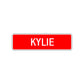 Kylie Street Sign Children Name Room Plate