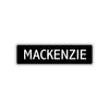 Mackenzie Street Sign Children Name Room Plate