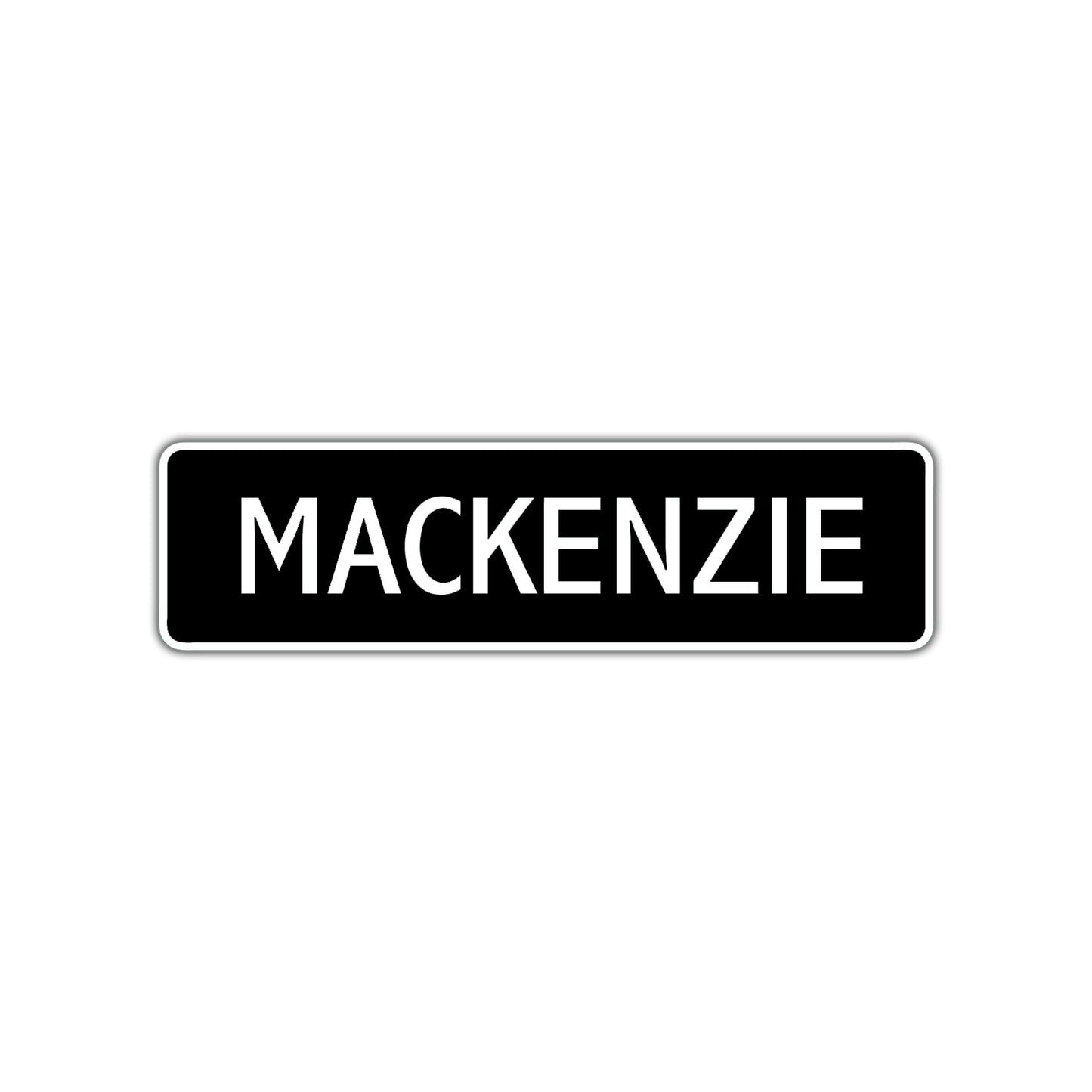 Mackenzie Street Sign Children Name Room Plate
