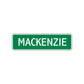 Mackenzie Street Sign Children Name Room Plate