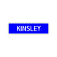 Kinsley Street Sign Children Name Room Plate
