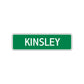 Kinsley Street Sign Children Name Room Plate