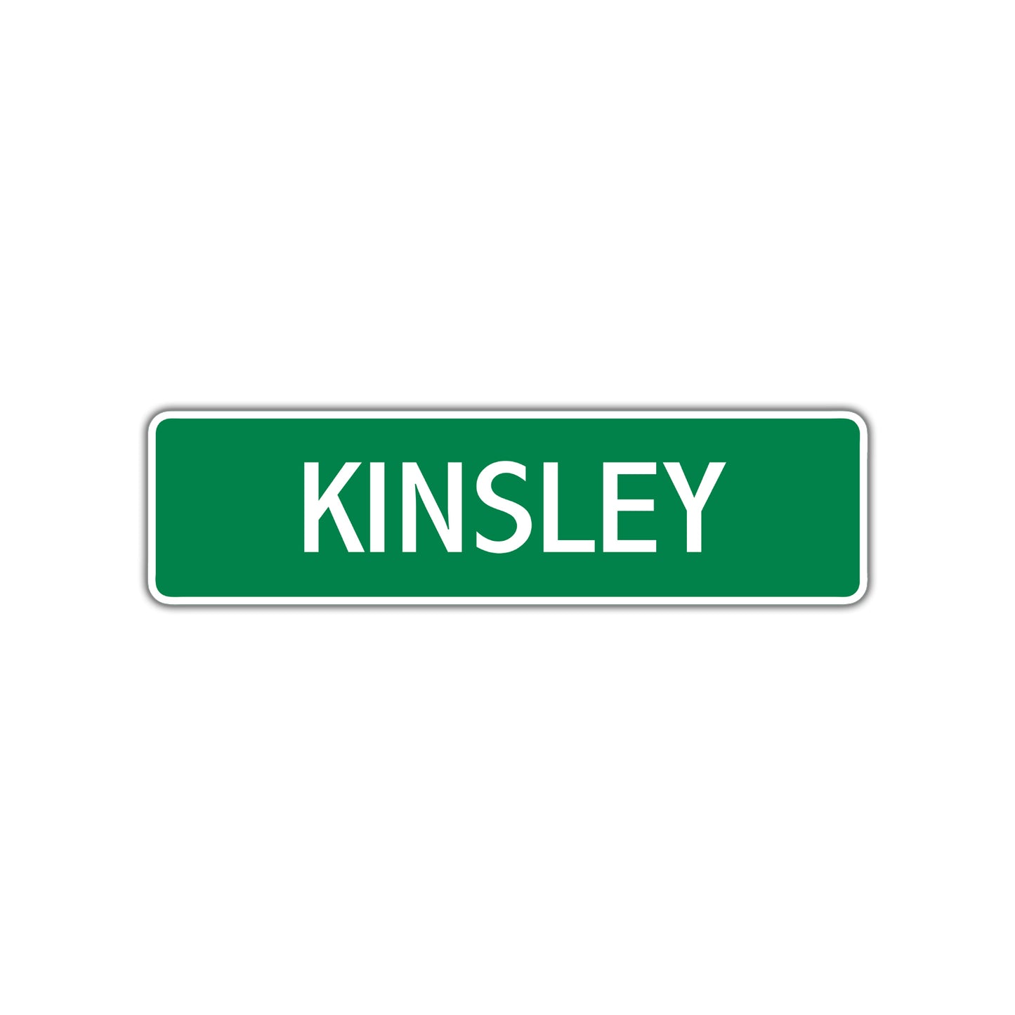 Kinsley Street Sign Children Name Room Plate