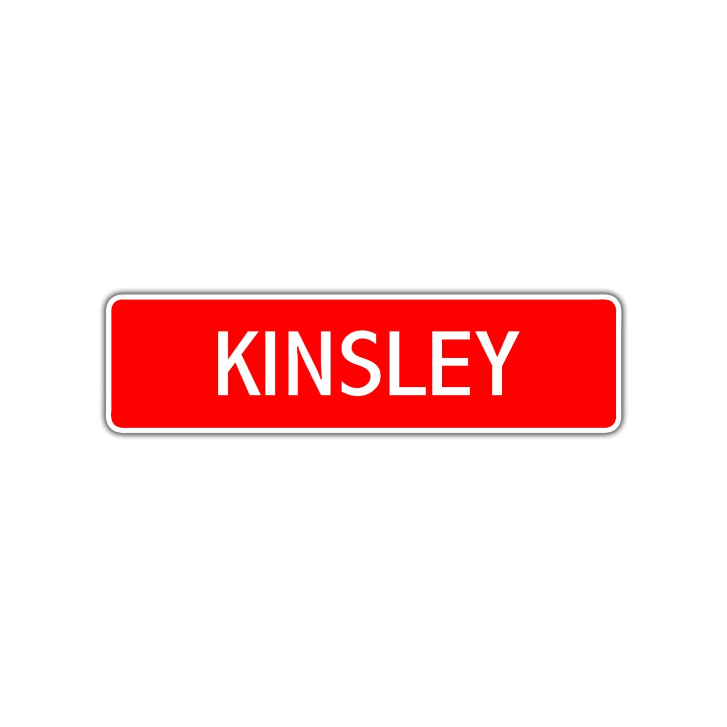 Kinsley Street Sign Children Name Room Plate