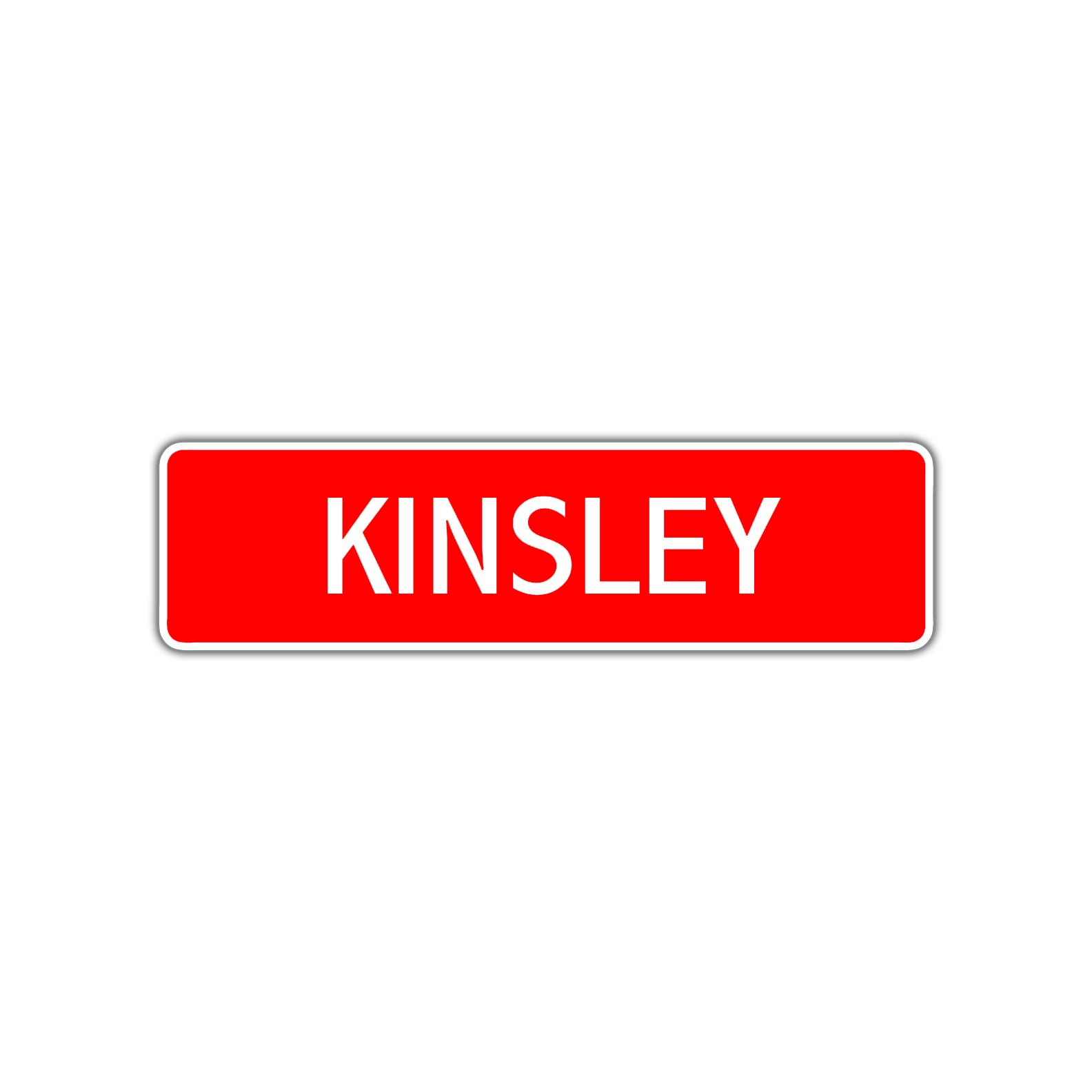 Kinsley Street Sign Children Name Room Plate