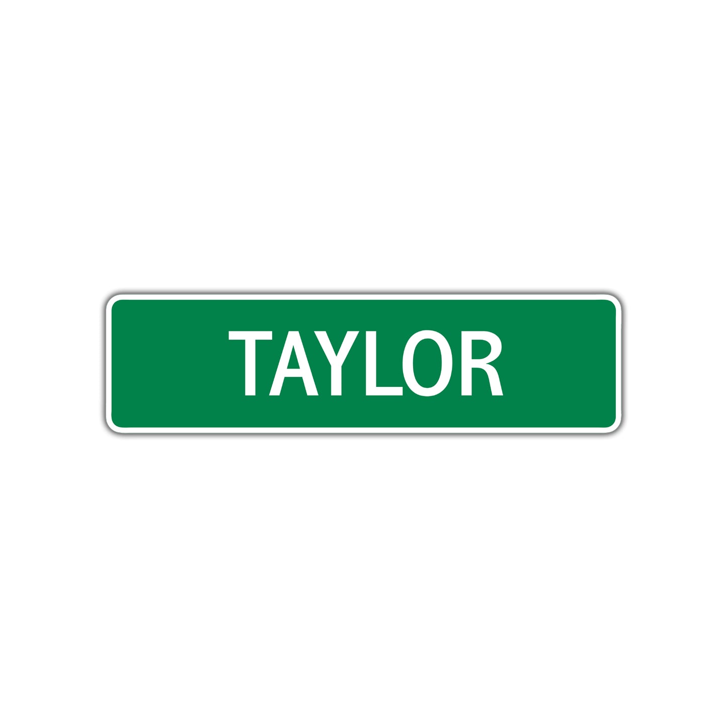 Taylor Street Sign Children Name Room Plate