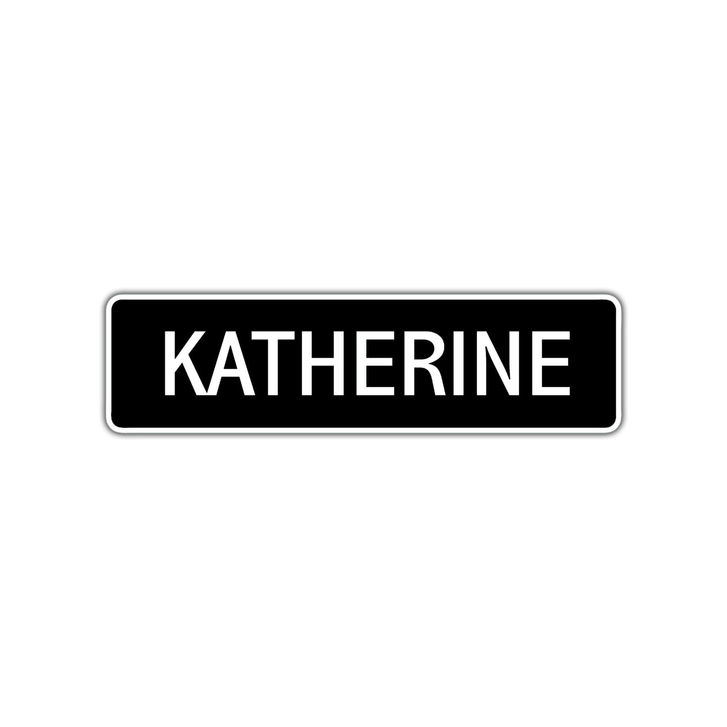 Katherine Street Sign Children Name Room Plate