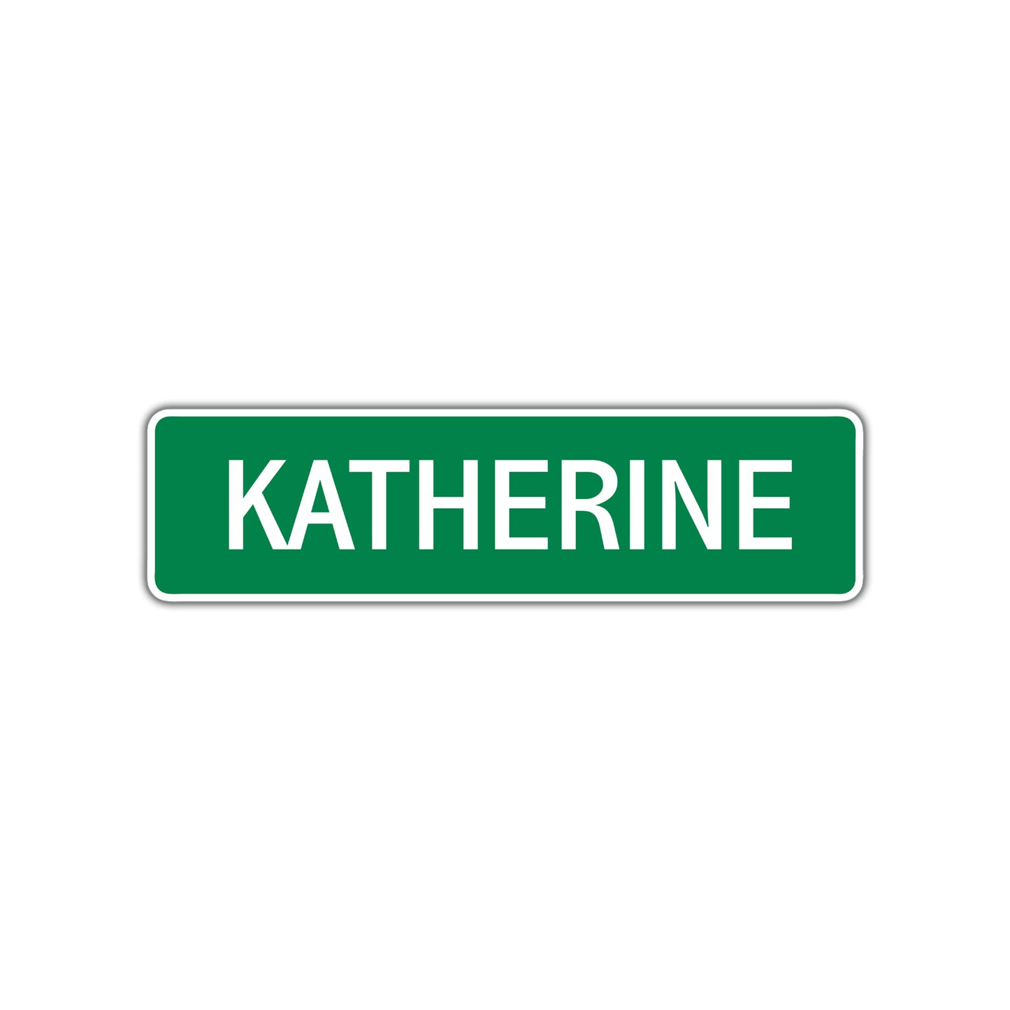 Katherine Street Sign Children Name Room Plate