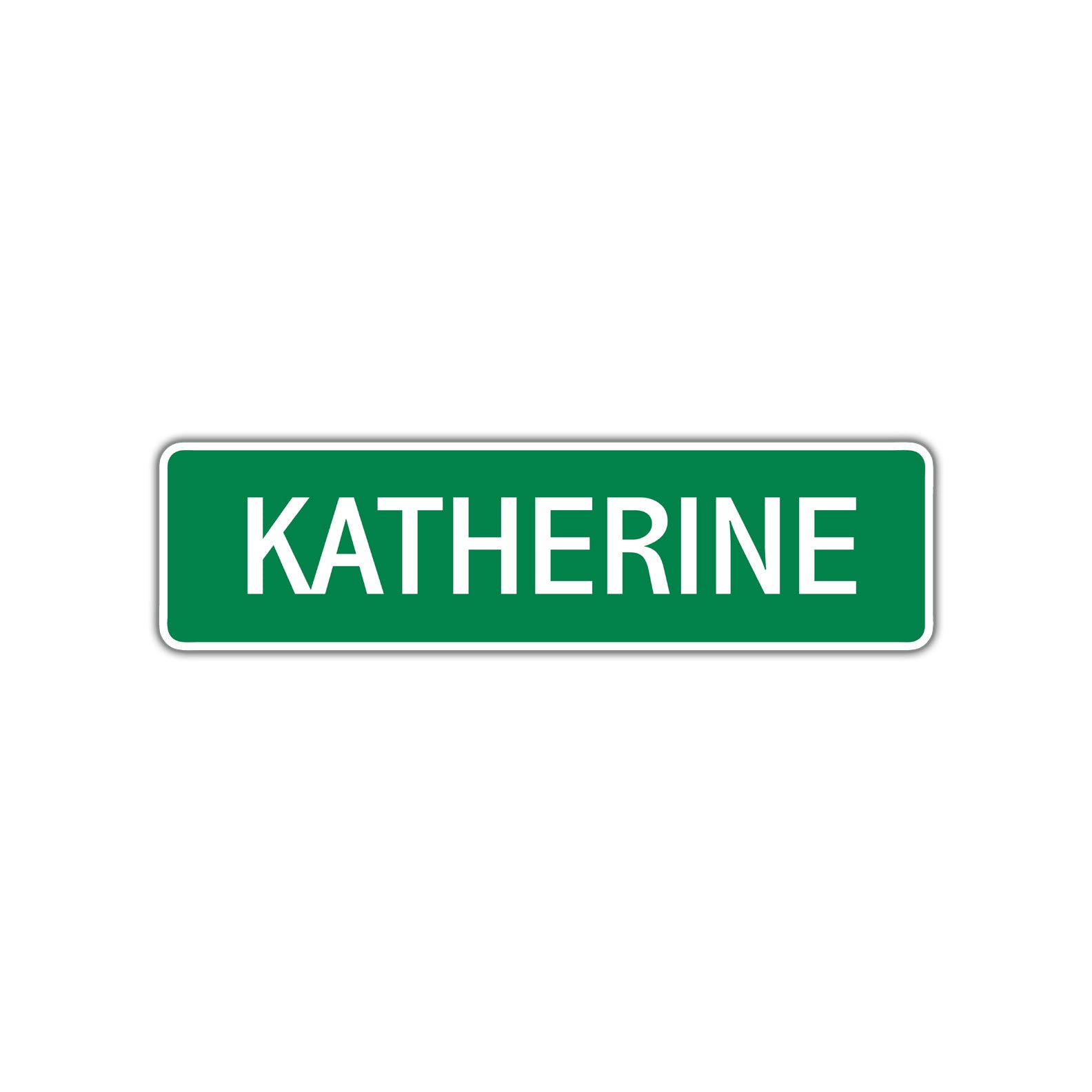 Katherine Street Sign Children Name Room Plate