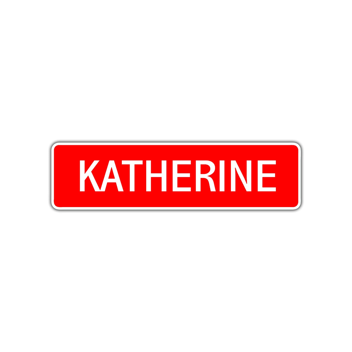 Katherine Street Sign Children Name Room Plate