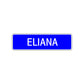 Eliana Street Sign Children Name Room Plate