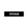 Vivian Street Sign Children Name Room Plate