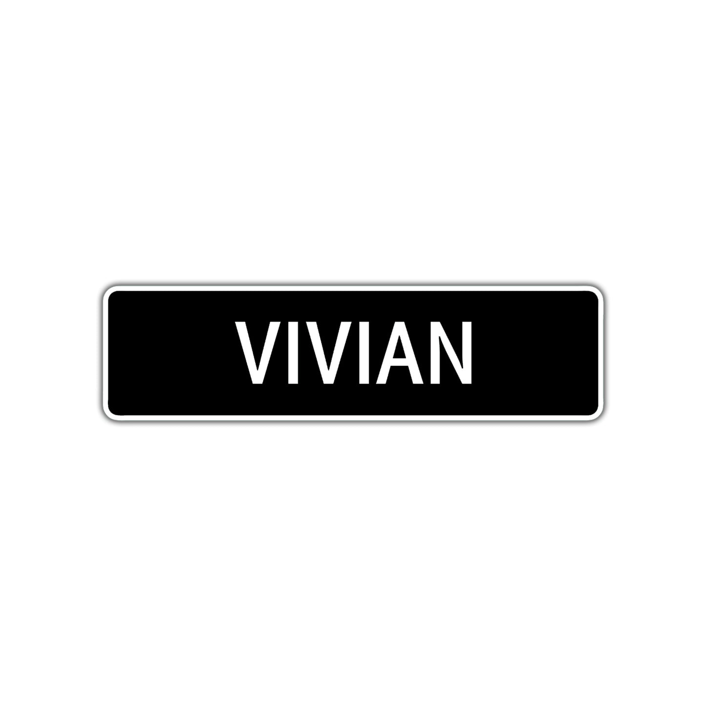 Vivian Street Sign Children Name Room Plate