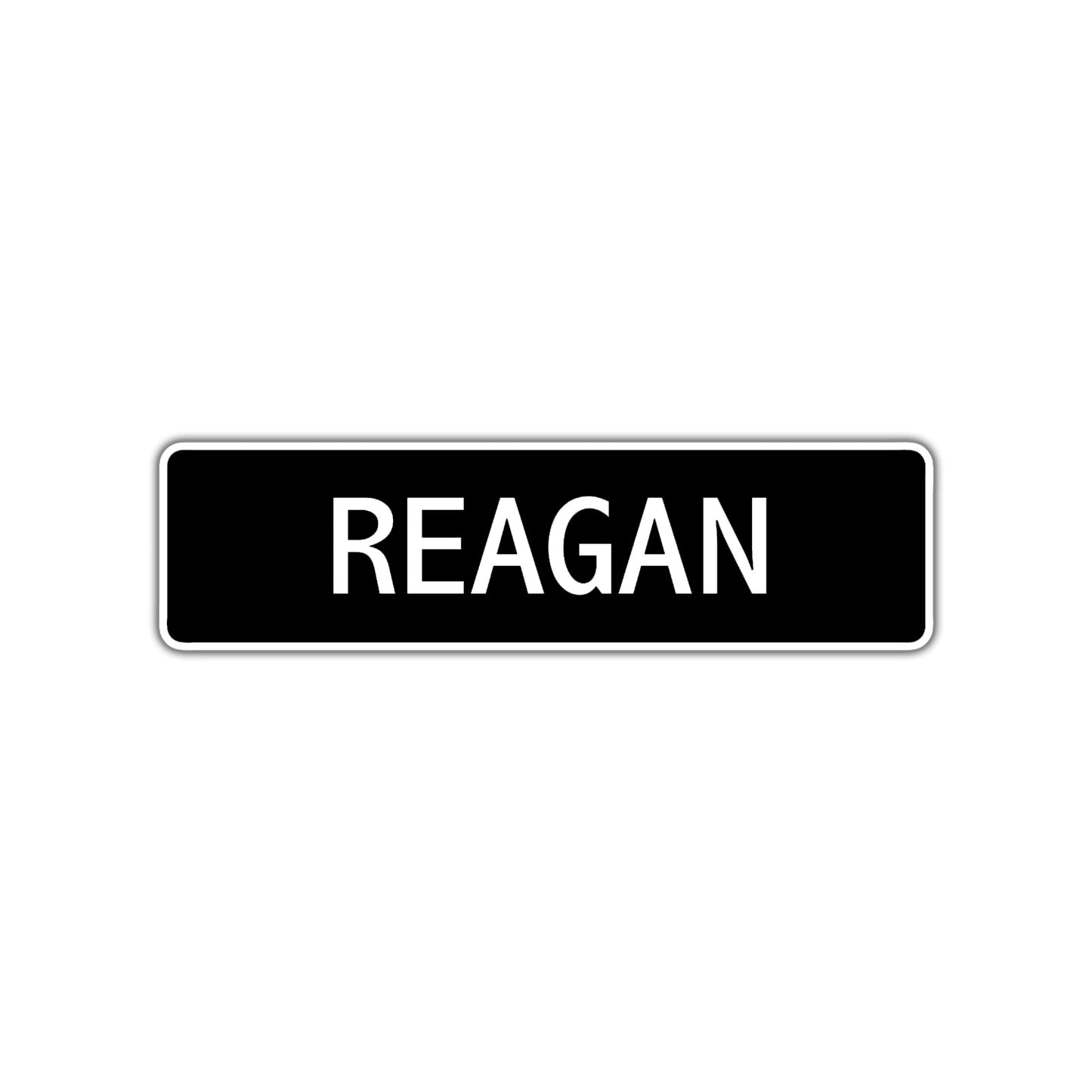 Reagan Street Sign Children Name Room Plate
