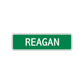 Reagan Street Sign Children Name Room Plate