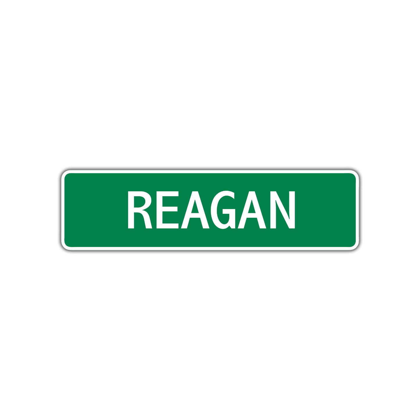 Reagan Street Sign Children Name Room Plate
