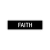 Faith Street Sign Children Name Room Plate