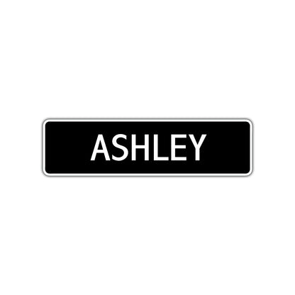 Ashley Street Sign Children Name Room Plate