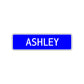 Ashley Street Sign Children Name Room Plate