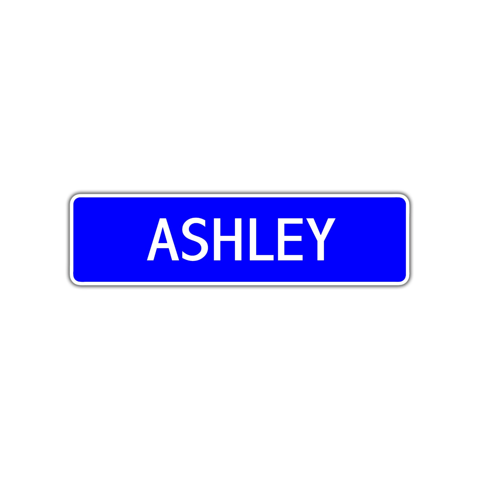 Ashley Street Sign Children Name Room Plate